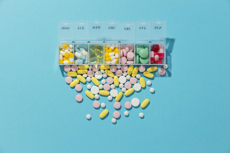 minimal medicinal pills assortment. Resolution and high quality beautiful photo