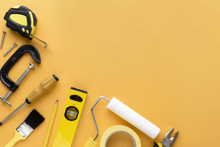 set tools with copy space . Resolution and high quality beautiful photoの写真素材