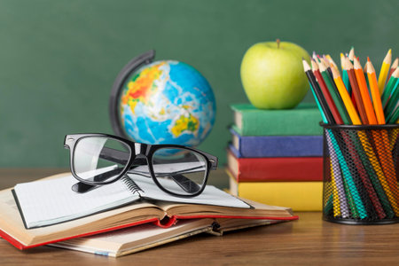 education day assortment tableの写真素材