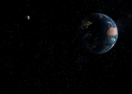 galaxy night panorama