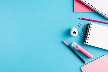 composition with office tools desk. Resolution and high quality beautiful photo