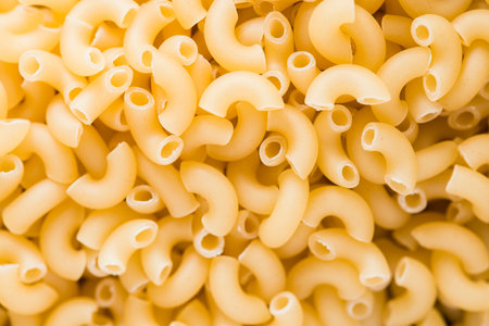 close up raw pastaの写真素材