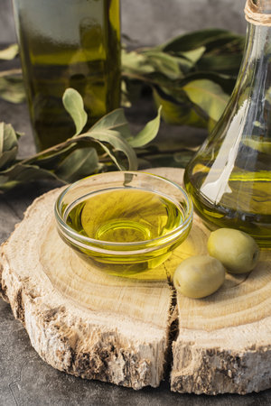 close up organic olive oil olives. Resolution and high quality beautiful photoの写真素材