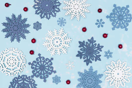 flat lay beautiful winter concept. High quality and resolution beautiful photo conceptの写真素材