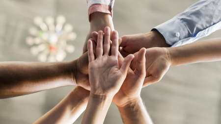 group friends gathering together. High quality and resolution beautiful photo conceptの写真素材