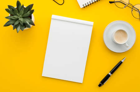 top view blank notebookの写真素材