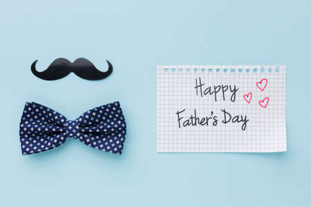 father s day concept with moustacheの写真素材