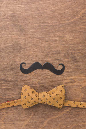 father s day arrangement with bowの写真素材