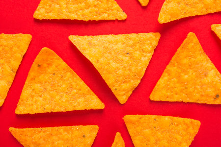 nacho chipsの写真素材