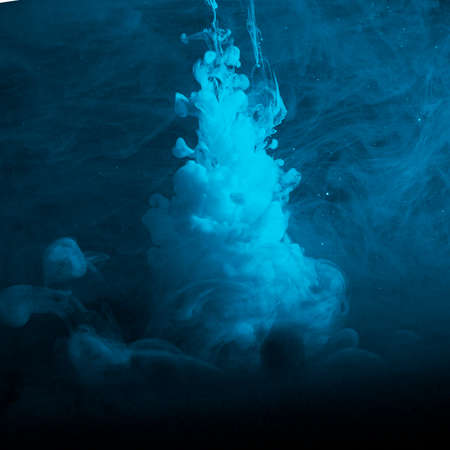 abstract heavy blue haze darknessの写真素材