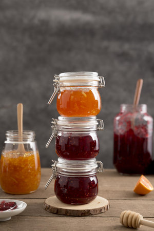 fresh juicy pile homemade jam. Resolution and high quality beautiful photoの写真素材