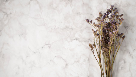 bouquet lavender with copy space