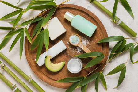 spa still life with natural elements