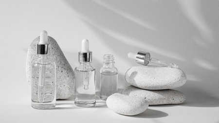 skin products different recipients compositionの写真素材