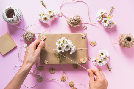lovely handicrafts composition