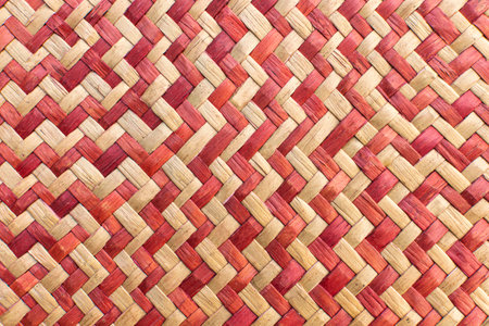 top view weaving patternの写真素材