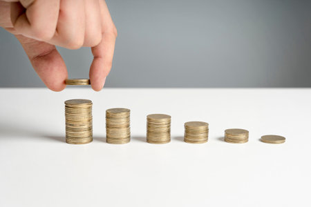 stacks coins desk