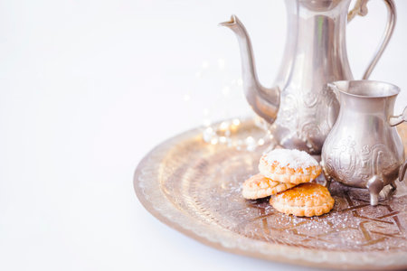 sweet cookies metal utensilの写真素材