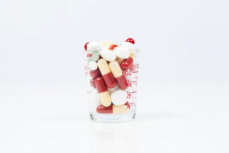 Medicine in glass