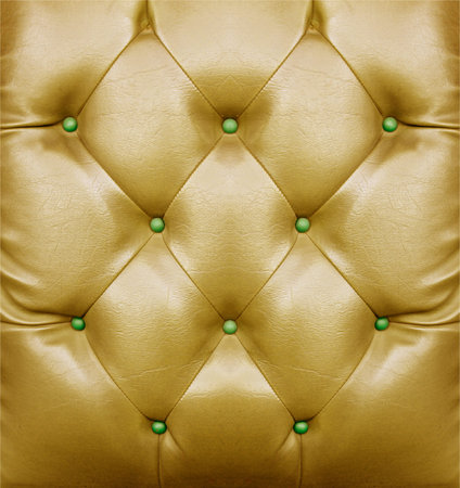 golden sofa pattern surface for backgroundの写真素材