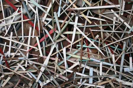 pieces of wood for backgroundの写真素材