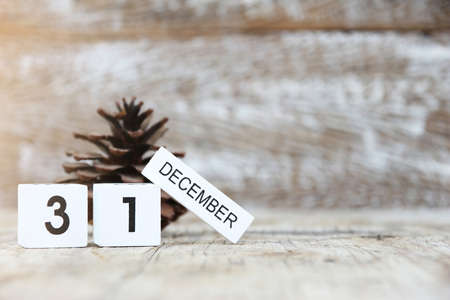 new years eve 31 december concept for backgroundの写真素材