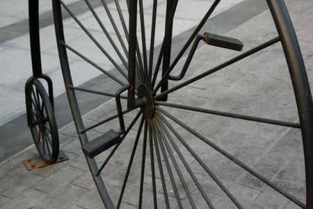 vintage circus bicycleの写真素材