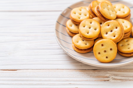 biscuit with pineapple jam