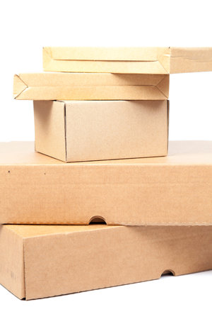 Brown boxes paper overlay.