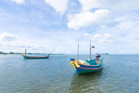 Small fishing boatの写真素材