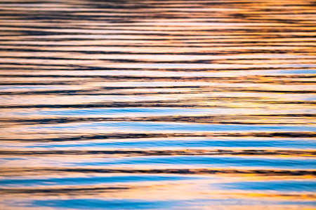 Reflected light of sunset.の写真素材