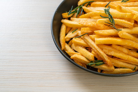 French fries with sour cream and ketchup