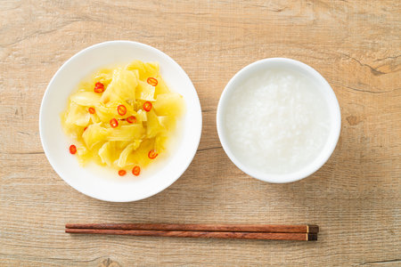 spicy salad pickle cabbage or celery with sesame oil