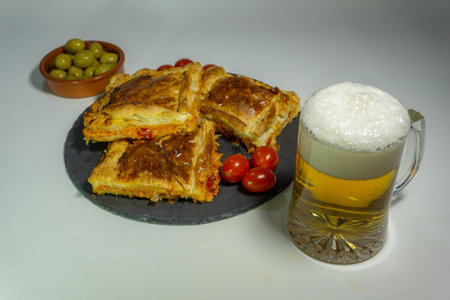 Galician empanada spainの素材