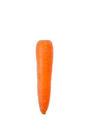 Carrot isolated on white backgroundの写真素材