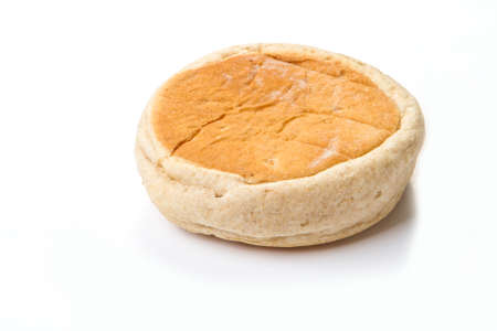 Fresh bread isolated on white backgroundの写真素材
