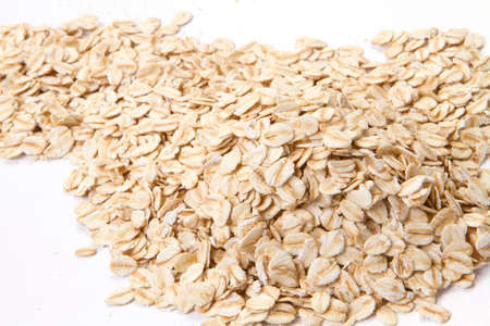 rice isolated on white backgroundの写真素材