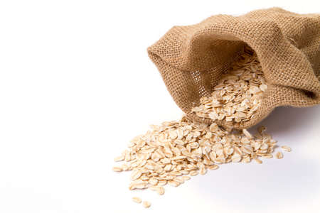 rice isolated on white backgroundの写真素材