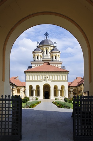Orthodox Reunification church, in Transylvania, Alba Iuliaの写真素材