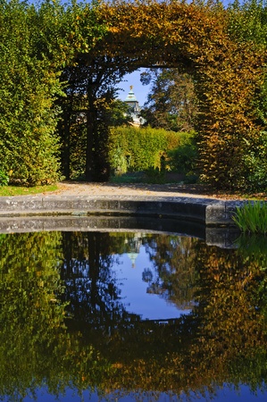 detail from sanssouci park in Potsdam, Germanyの写真素材