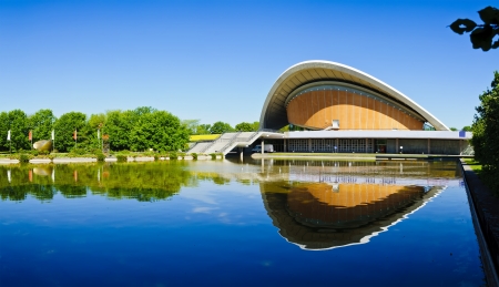 panorama haus der kulturen der welt in berlin, germanyのeditorial素材