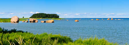 panorama landscape with baltic sea の写真素材