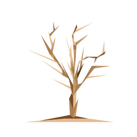 Origami treeのイラスト素材