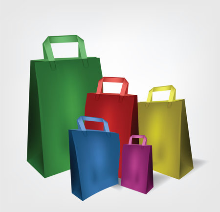 Cartoon Bag. Clip-art, Illustration.のイラスト素材