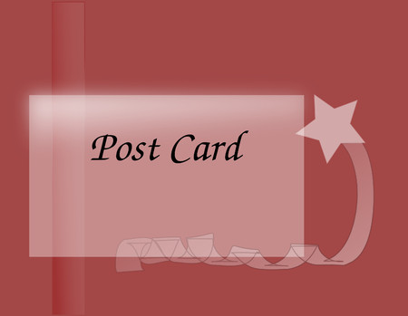 Post card, Greetingsのイラスト素材