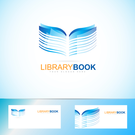 Vector template of an abstract open bookのイラスト素材