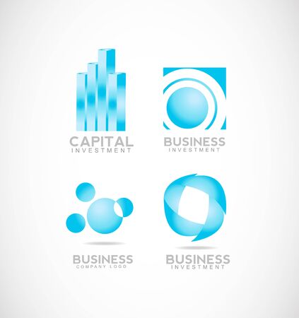 company logo icon element template business corporate capital bankingのイラスト素材