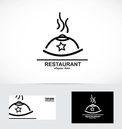icon element template restaurant food dish eatingのイラスト素材