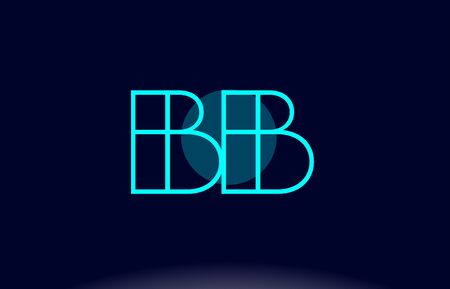 BB creative company vector icon design templateのイラスト素材