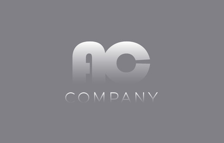 AC A C letter logo combinationのイラスト素材